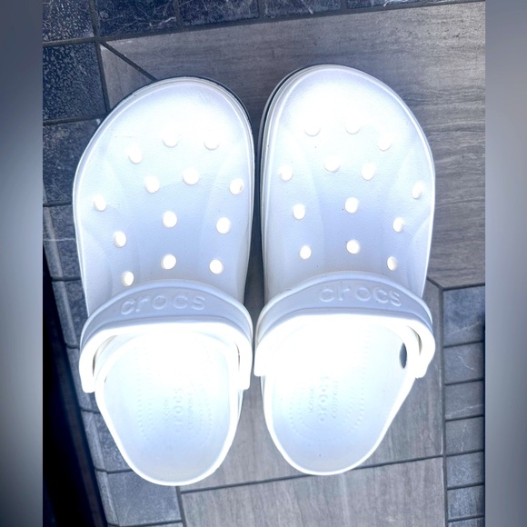 CROCS white Bayaband Iconic comfort sandals clogs - Picture 4 of 8